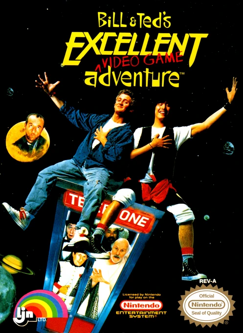 Jaquette de Bill & Ted's Excellent Video Game Adventure