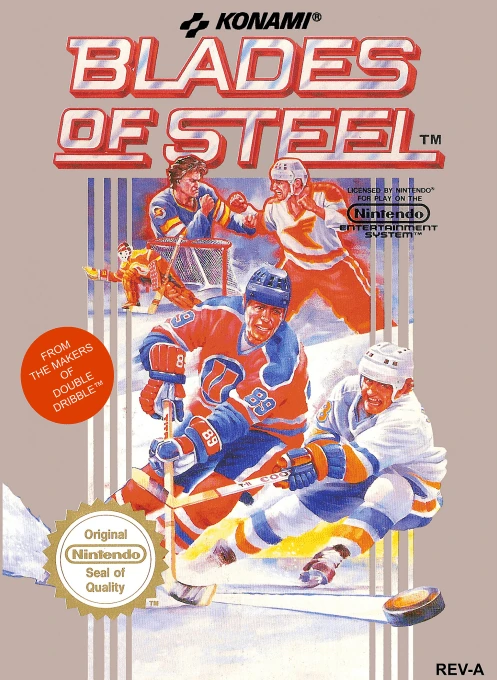 Jaquette de Blades of Steel