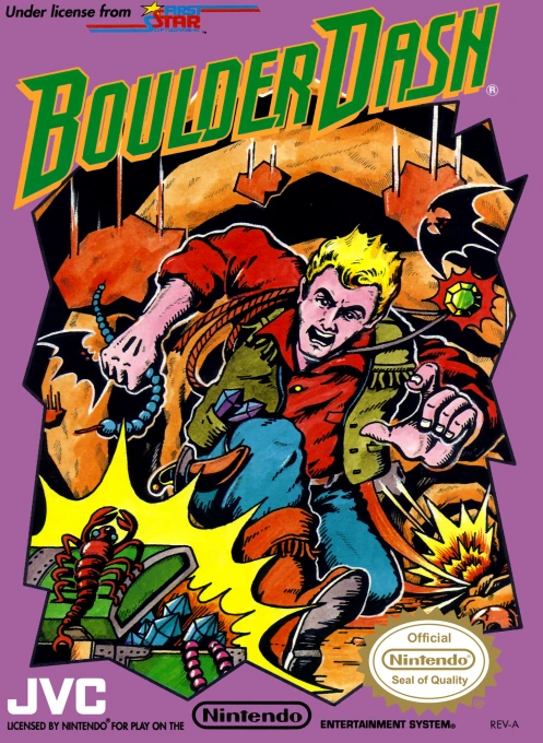 Jaquette de Boulder Dash