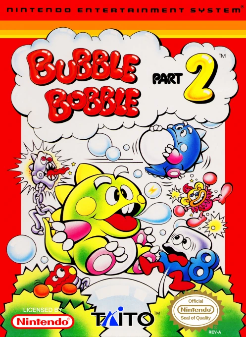 Jaquette de Bubble Bobble Part 2