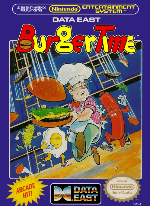 Jaquette de BurgerTime