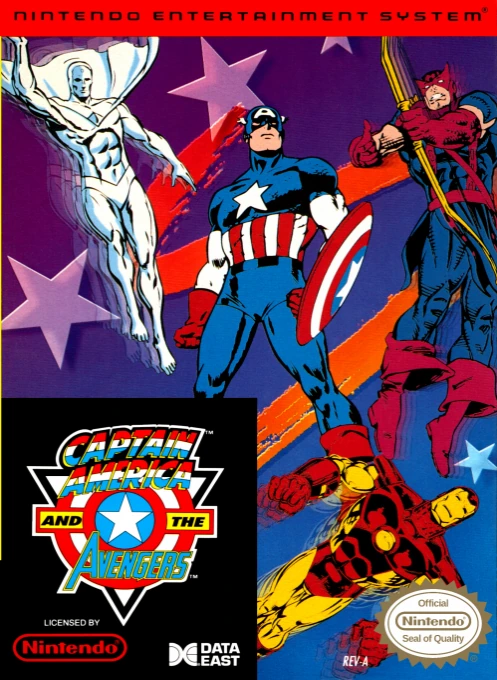 Jaquette de Captain America and the Avengers