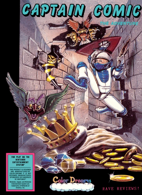 Jaquette de Captain Comic : The Adventure