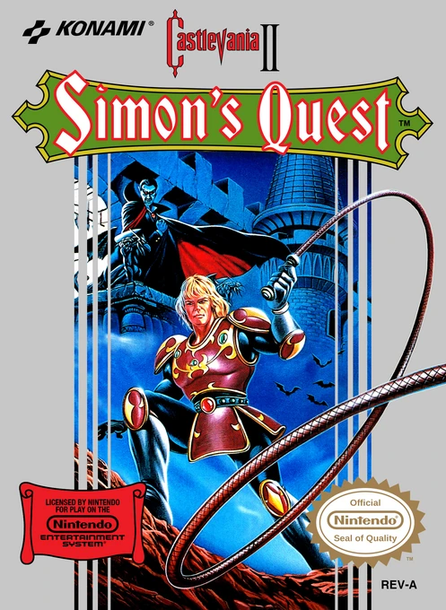 Jaquette de Castlevania II : Simon's Quest