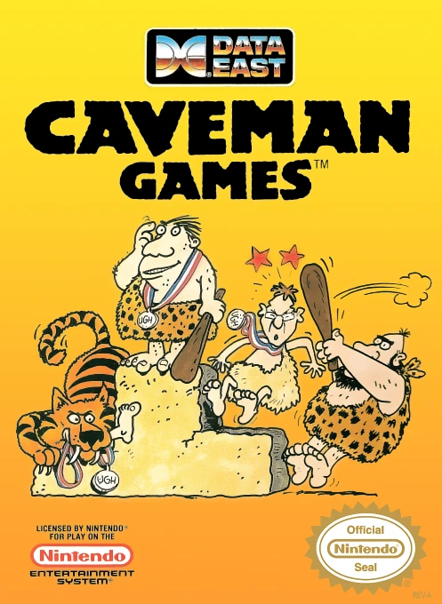 Jaquette de Caveman Games