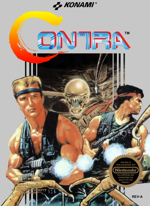 Jaquette de Contra
