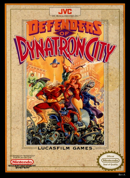 Jaquette de Defenders of Dynatron City