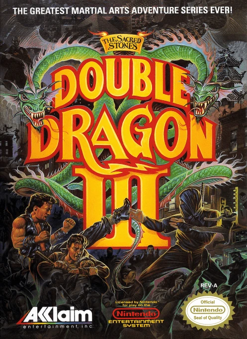 Jaquette de Double Dragon III : The Sacred Stones