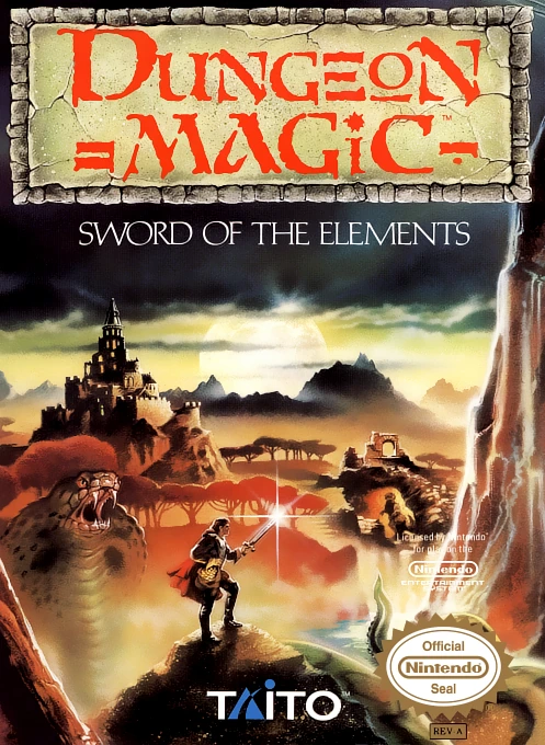 Jaquette de Dungeon Magic : Sword of the Elements