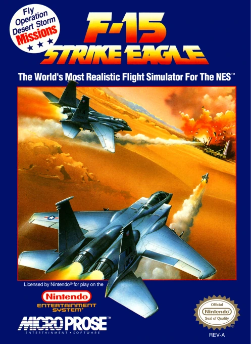 Jaquette de F-15 Strike Eagle