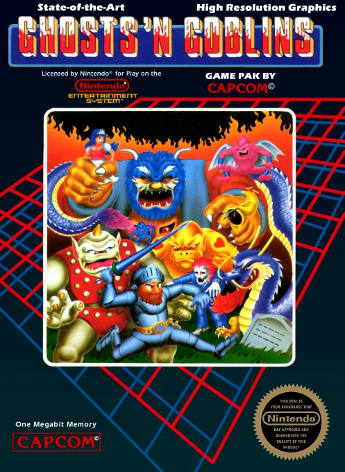 Jaquette de Ghosts 'n Goblins
