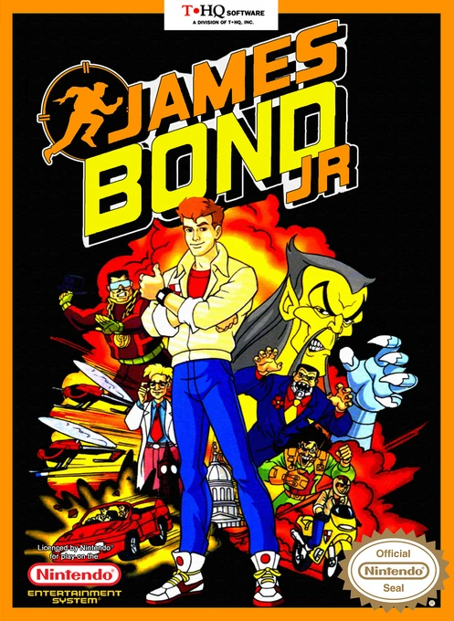 Jaquette de James Bond Jr
