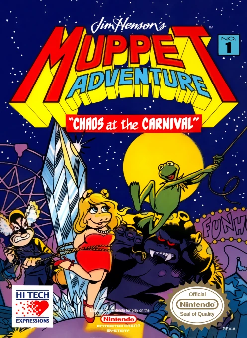Jaquette de Jim Henson's Muppet Adventure No. 1 : "Chaos at the Carnival"