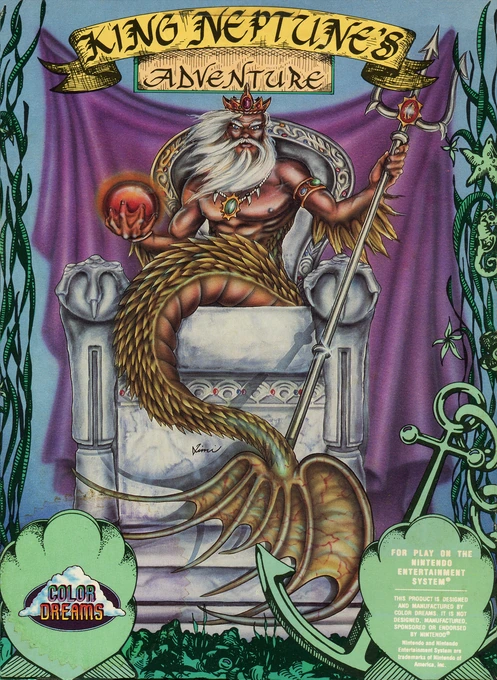 Jaquette de King Neptune's Adventure