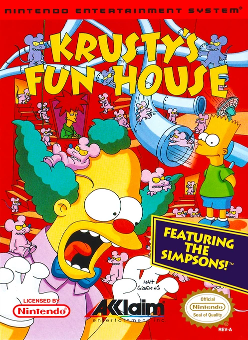 Jaquette de Krusty's Fun House