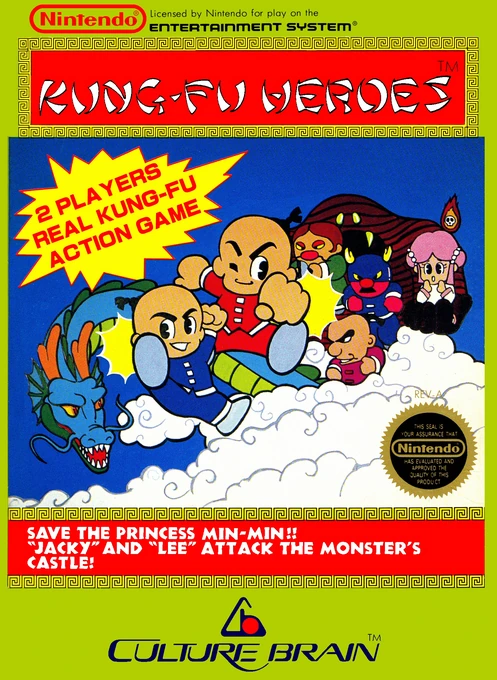Jaquette de Kung-Fu Heroes