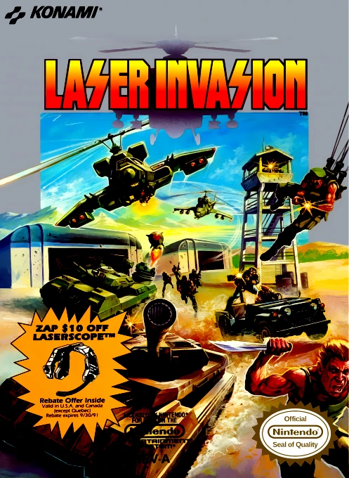 Jaquette de Laser Invasion