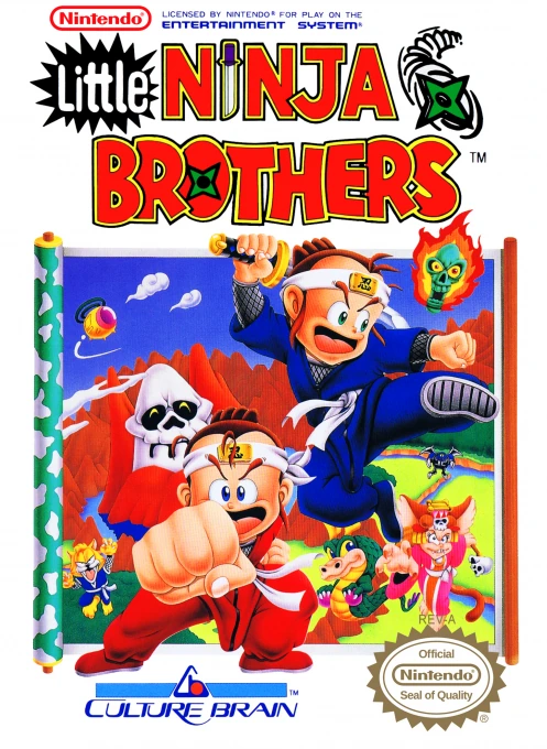 Jaquette de Little Ninja Brothers