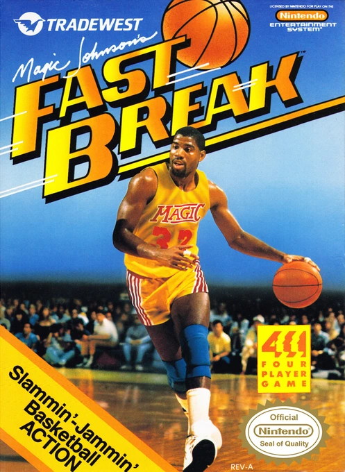 Jaquette de Magic Johnson's Fast Break