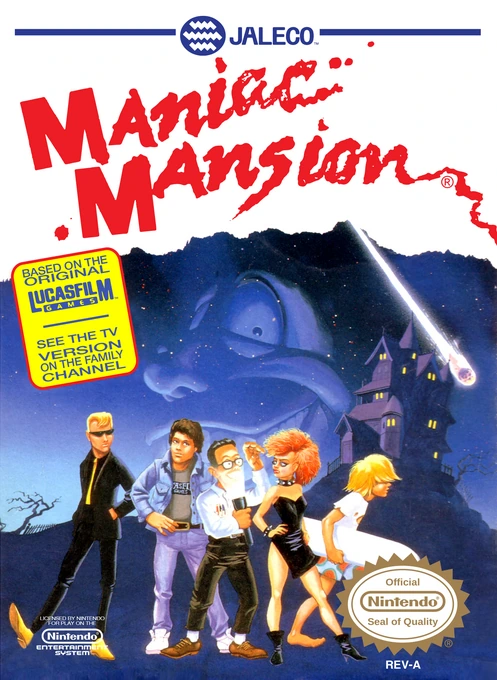 Jaquette de Maniac Mansion