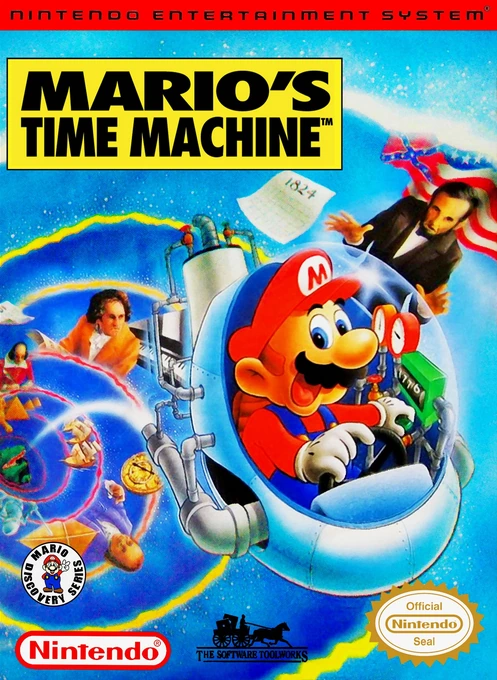 Jaquette de Mario's Time Machine