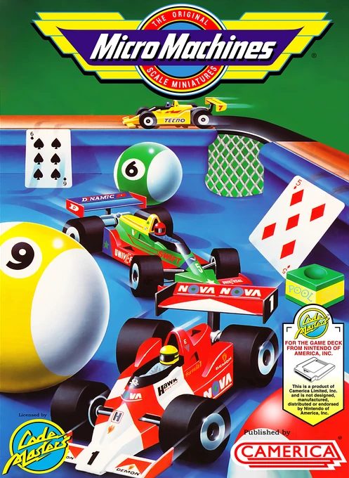 Jaquette de Micro Machines