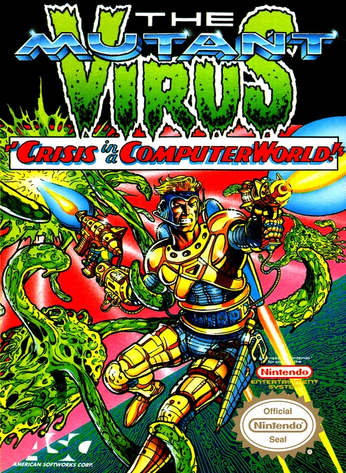 Jaquette de The Mutant Virus : Crisis in a Computer World