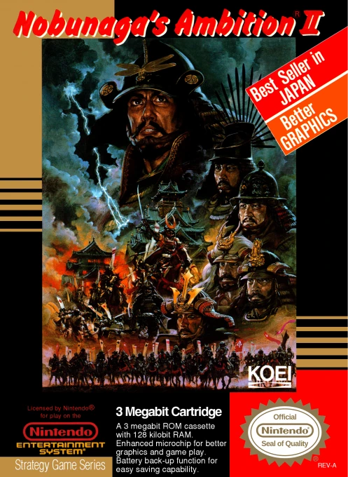 Jaquette de Nobunaga's Ambition II