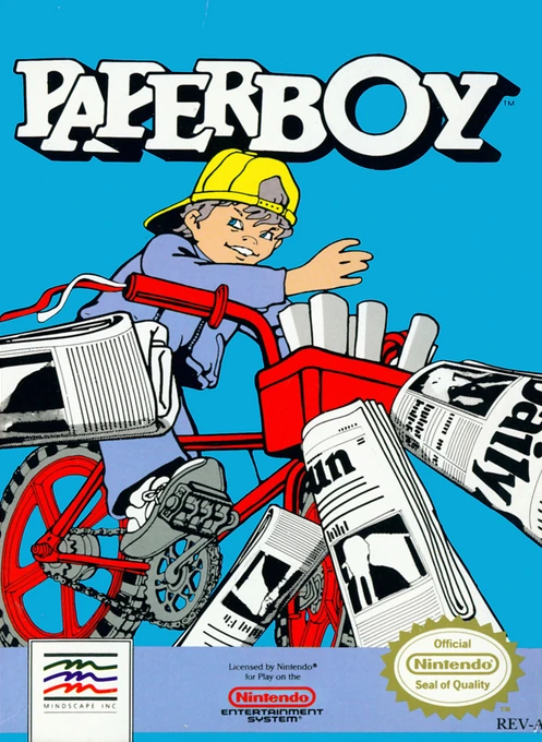 Jaquette de Paperboy