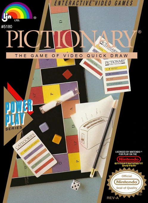 Jaquette de Pictionary : The Game of Video Quick Draw