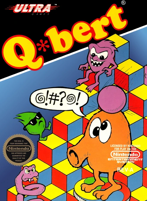 Jaquette de Q*bert