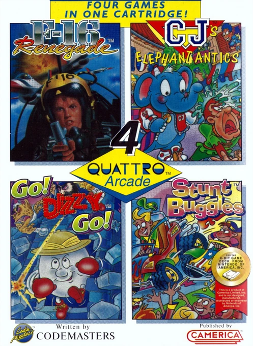 Jaquette de Quattro Arcade