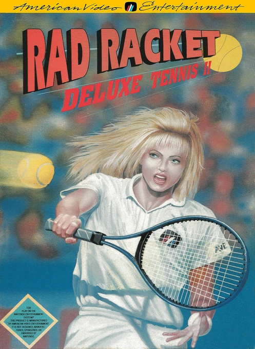 Jaquette de Rad Racket : Deluxe Tennis II
