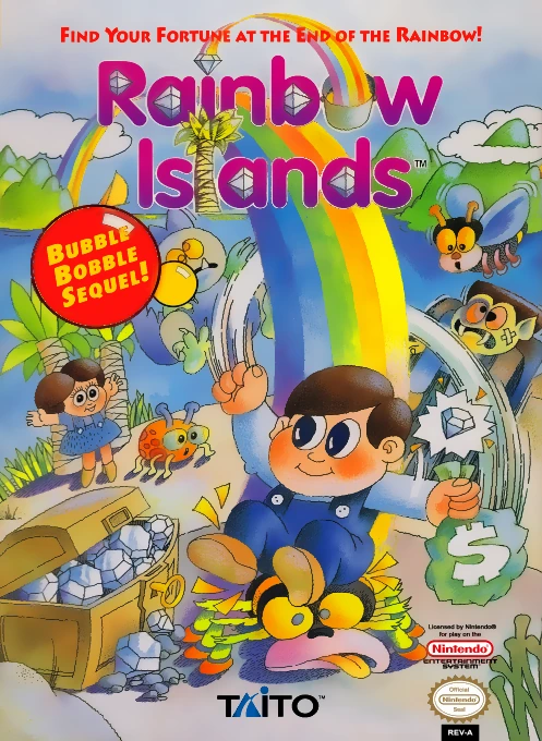 Jaquette de Rainbow Islands
