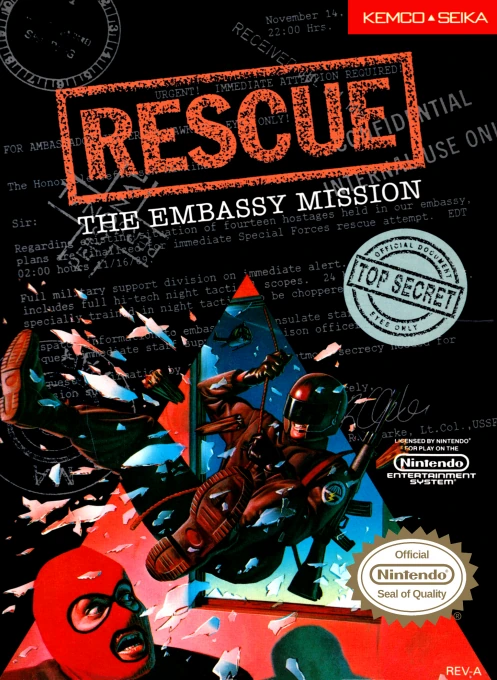 Jaquette de Rescue : The Embassy Mission