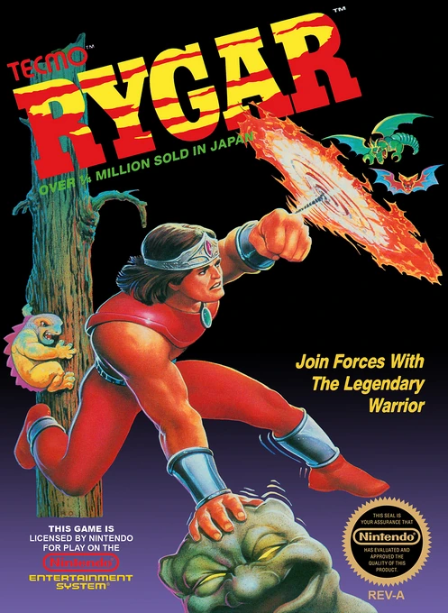 Jaquette de Rygar