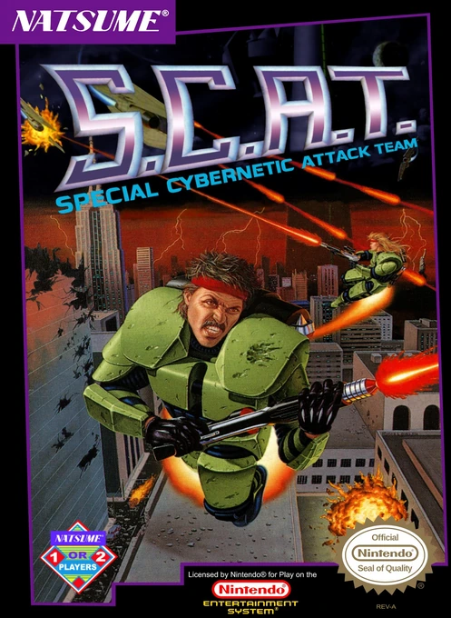 Jaquette de S.C.A.T. : Special Cybernetic Attack Team