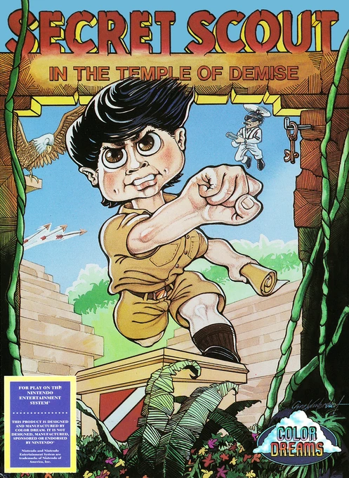 Jaquette de Secret Scout in the Temple of Demise