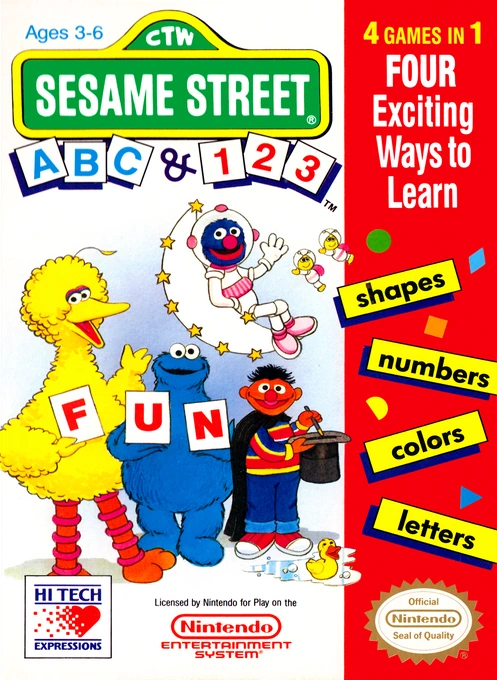 Jaquette de Sesame Street ABC & 123
