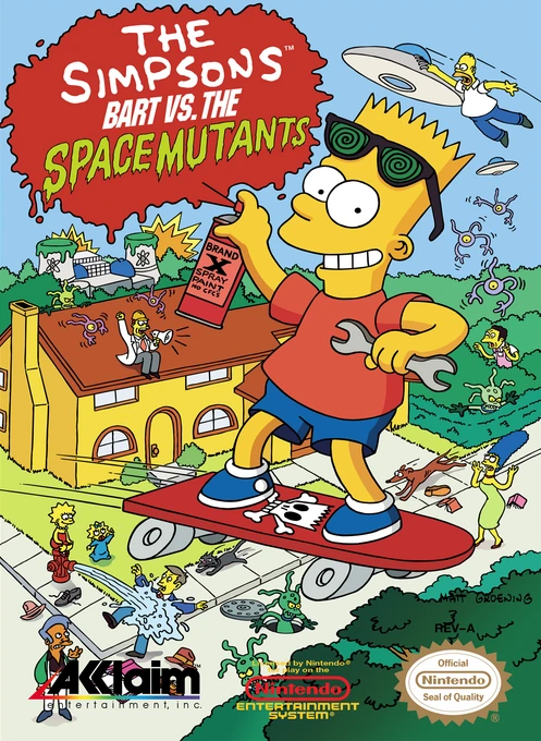 Jaquette de The Simpsons : Bart vs. the Space Mutants