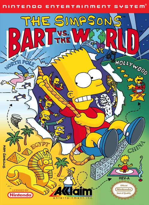 Jaquette de The Simpsons : Bart vs. the World