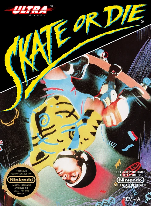 Jaquette de Skate or Die