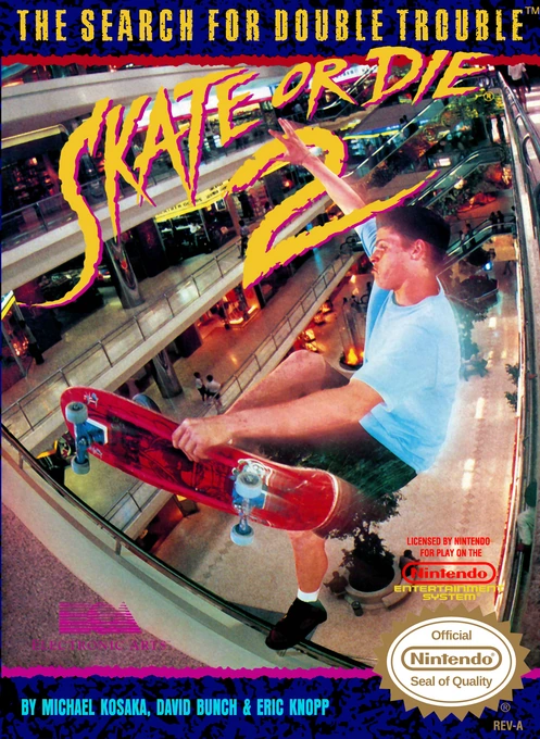 Jaquette de Skate or Die 2 : The Search for Double Trouble