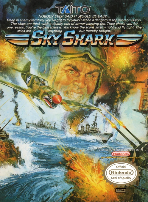 Jaquette de Sky Shark