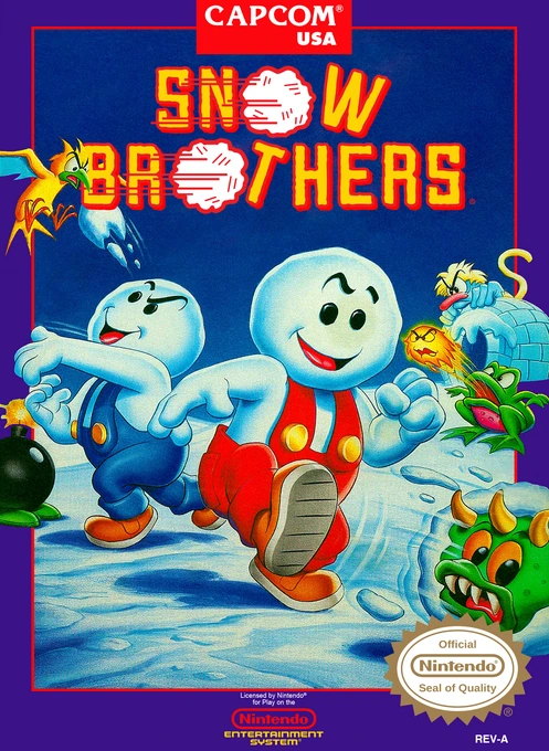 Jaquette de Snow Brothers