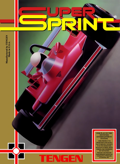 Jaquette de Super Sprint