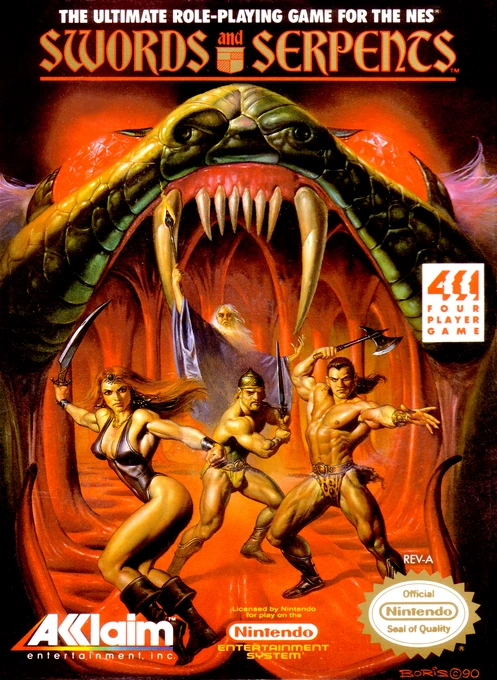 Jaquette de Swords and Serpents