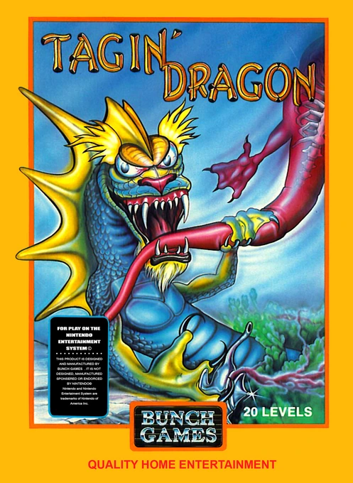 Jaquette de Tagin' Dragon