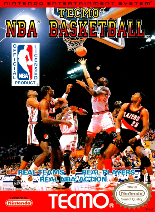 Jaquette de Tecmo NBA Basketball