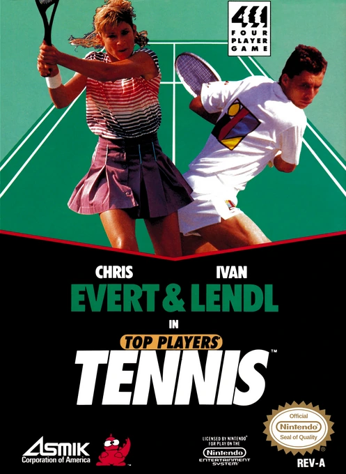 Jaquette de Chris Evert & Ivan Lendl in Top Players' Tennis